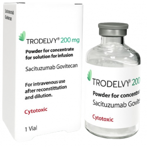 TRODELVY ® 200 MG ( SACITUZUMAB GOVITECAN-HZIY ) POWDER FOR CONCENTRATE FOR SOLUTION FOR IV INFUSION VIAL